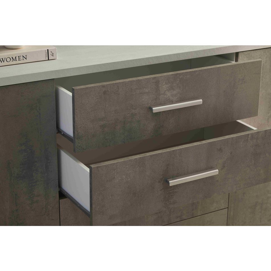 mobile-4-ante-4-cassetti-kit-203x41xh84cm-struttura-ossido-bianco-frontale-cemento