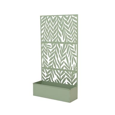 FIORIERA IN FERRO 92X32XH173CM VERDE.