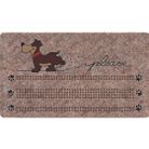 zerbino-brush-flock-40x70cm-marrone