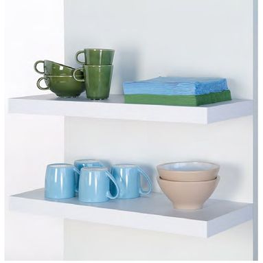 RIPIANO TAMBURATO 60X23,5XH3,8CM BIANCO.