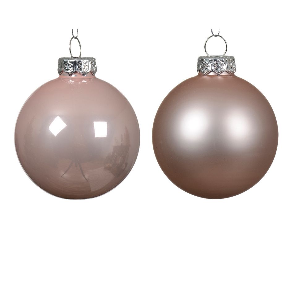 sfere-natalizie-8cm-rosa-cipria-8pz-in-vetro