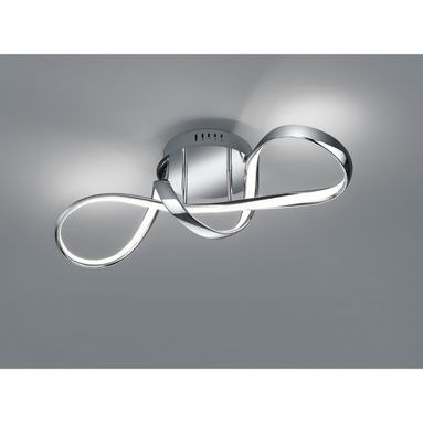 PLAFONIERA LED PERUGIA 28W 60X18CM CROMO.