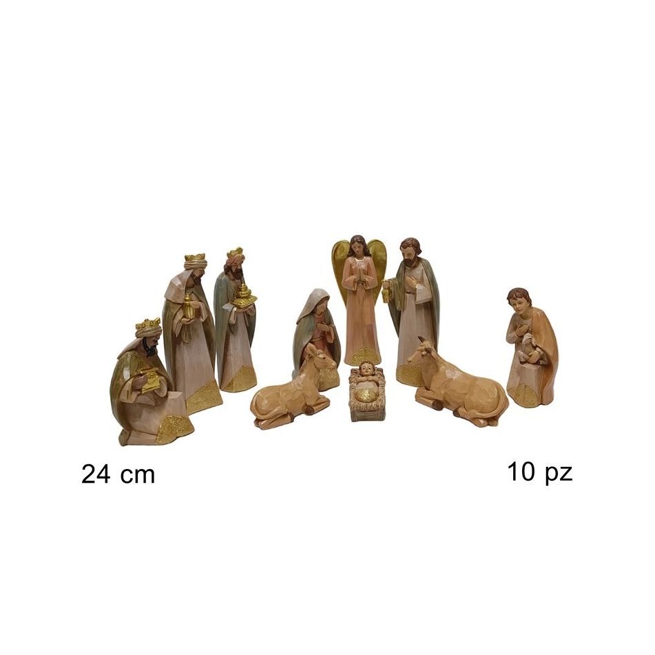 nativita-24cm-10pz-effetto-legno