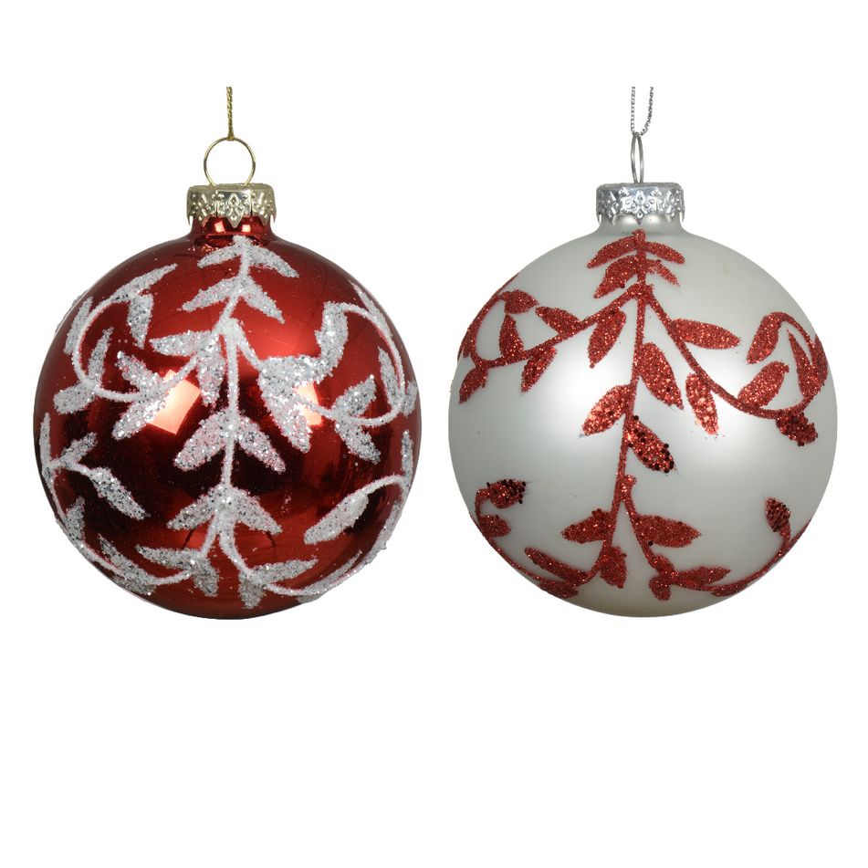 set-3-sfere-natalizie-8cm-rosse-slash-bianche-in-vetro