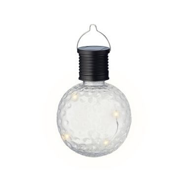 LAMPADINA SOLARE D.7,8XH11,2CM IN PLASTICA TRASP
