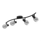 barra-4-spot-pollica-e14-64cm-nera