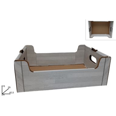 CASSETTA CARTONE 40X29X14 BIANCO.