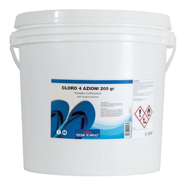 CLORO 4 AZIONI 200GR IN PASTIGLIE 25KG