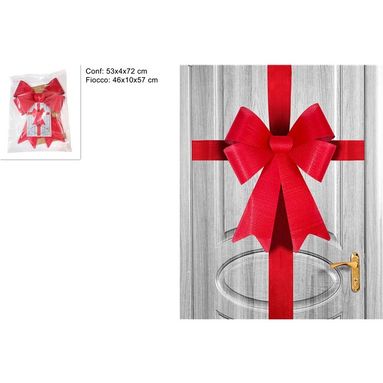 FIOCCO PER PORTA INGRESSO LAMINATO RIGATO ROSSO