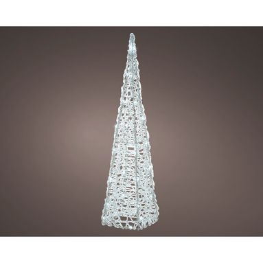 PIRAMIDE 80 LED FLASH BIANCO FREDDO.