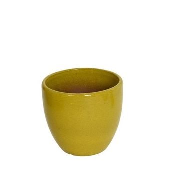 VASO IN TERRACOTTA SENAPE D.27XH29CM