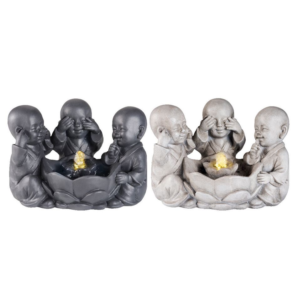 fontana-con-piccoli-monaci-23x32xh21cm-in-2-colori