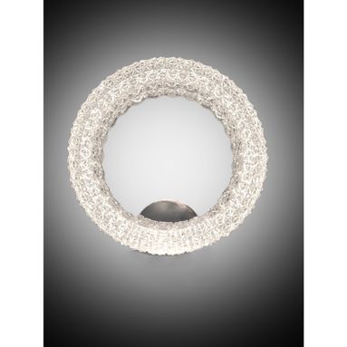 APPLIQUE LED SOLEDAD 24W D.40X9CM 4000K IN METACRI