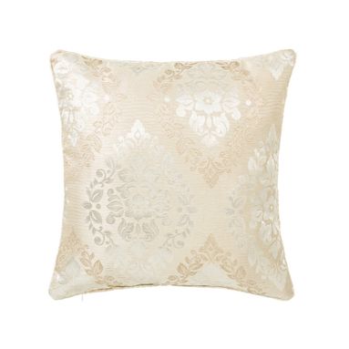 CUSCINO JACQUARD 45X45CM CREMA IN POLIESTERE