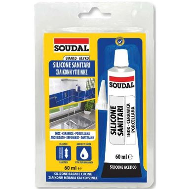 SILICONE ACETICO SANITARI 60ML BIANCO