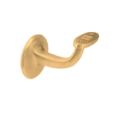 SUPPORTO CORRIMANO TONDO OTTONE LUCIDO MODELLO C/D