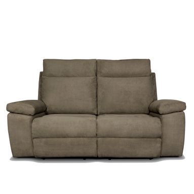 DIVANO RECL. MILANO 2P 173X93XH105CM GRIGIO CHIARO