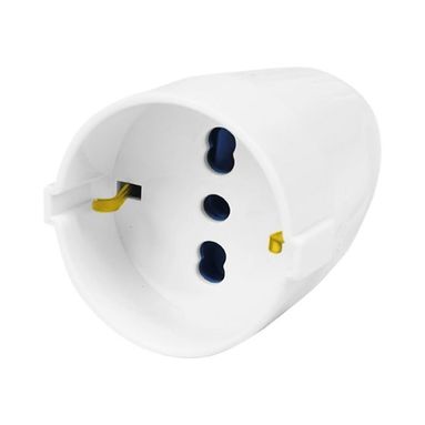 PRESA SCHUKO BIVALENTE 10/16A BIANCA