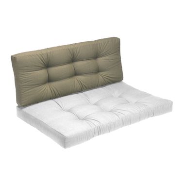 CUSCINO SCHIENALE PALLET 120X45XH15CM SAND