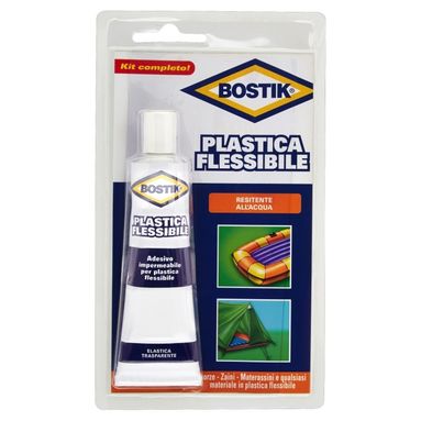 ADESIVO IMPERMEABILE PLASTICA FLESSIBILE 50GR