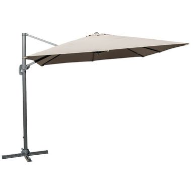 OMBRELLONE A BRACCIO LATERALE GIREVOLE 360 GRADI  MT.3X4 COLORE ECRU'