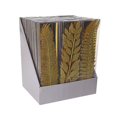 SET 3 RAMETTI GLITTER ORO 32CM.