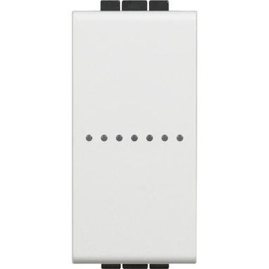 DEVIATORE CONNESSO LIVING LIGHT 1 MODULO BIANCO