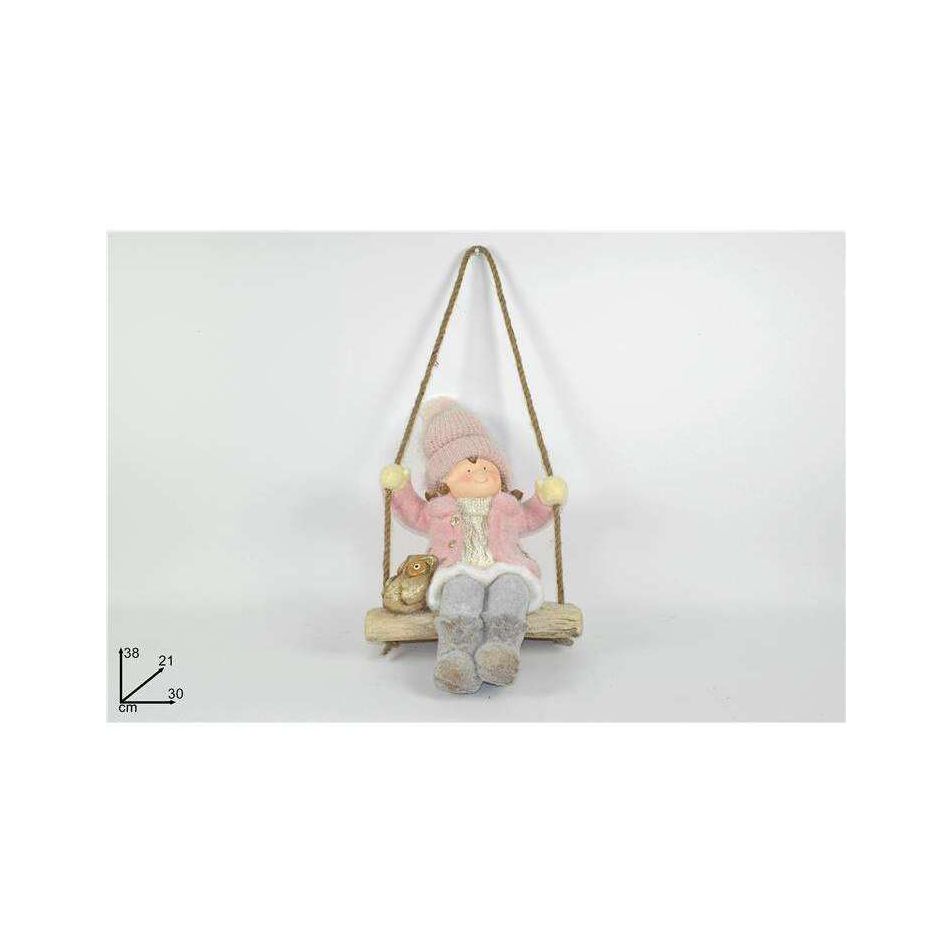 bimba-38cm-con-cappello-rosa-su-altalena