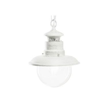 CALIPSO SOSPENSIONE BIANCO/ARGENTO E27