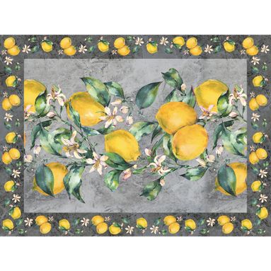 TOVAGLIETTA VINILE 33X45CM LIMONI