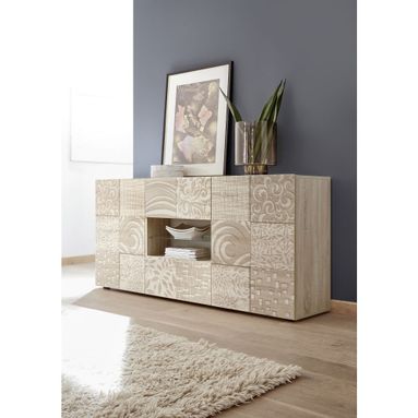 MADIA MIRO 181X42XH84CM ROVERE SAMOA CON 2 ANTE E