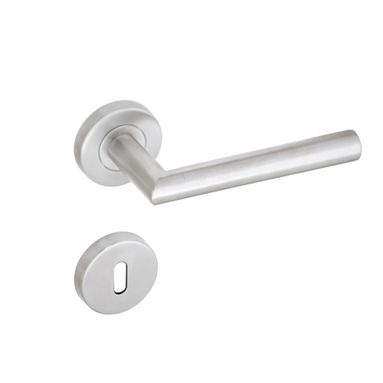 MANIGLIA TOLEDO PATENT INOX 304 CON ROSETTE
