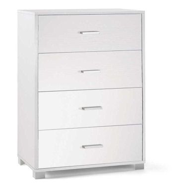 CASSETTIERA BIANCA 80X47XH112CM 4 CASSETTI