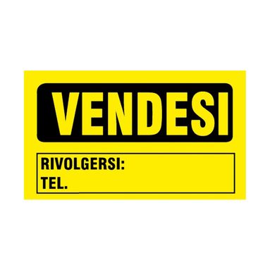 CARTELLO 30X20CM VENDESI