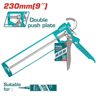 PISTOLA 230MM SILICONE IN ALLUMINIO.