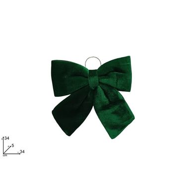 FIOCCO VELLUTO 34CM VERDE SCURO