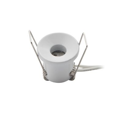 KIT PORTA LAMPADA AD INC IN ALLUMINIO -G4 BIANCO