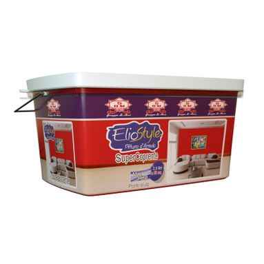 IDROPITTURA SUPERCOPRENTE LAVABILE LT.2.5 ROSSO CO
