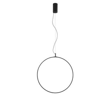 LAMPADARIO LED TOORX 30W 60CM CERCHIO CCT NERA.