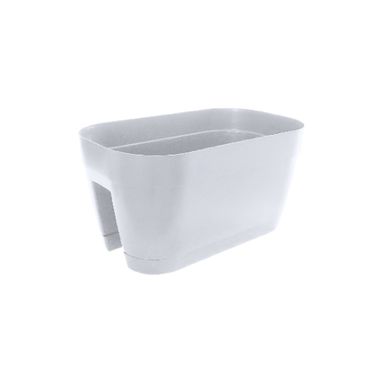VASO RINGHIERA ORLANDO 45X25XH24CM BIANCO CON SOTT