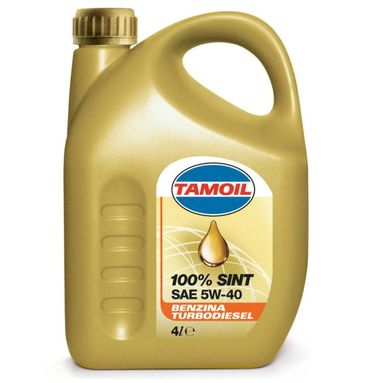 OLIO MOTORE TAMOIL 100% SINT 5W-40 4L B-D