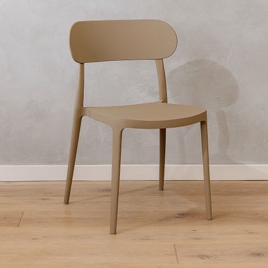 SEDIA AURORA 49X51XH79,5CM BEIGE KHAKI.