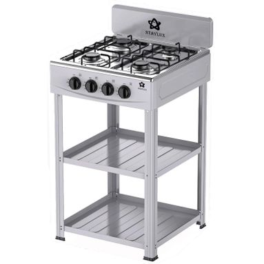 CUCINA A GAS A GIORNO 49X49XH83CM GRIGIA 2 RIPIANI