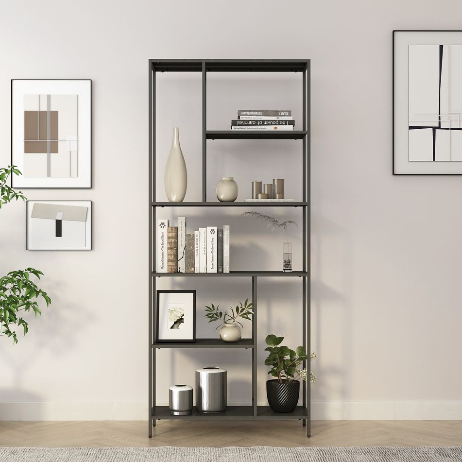 libreria-ardesia-80x30xh188cm-in-metallo