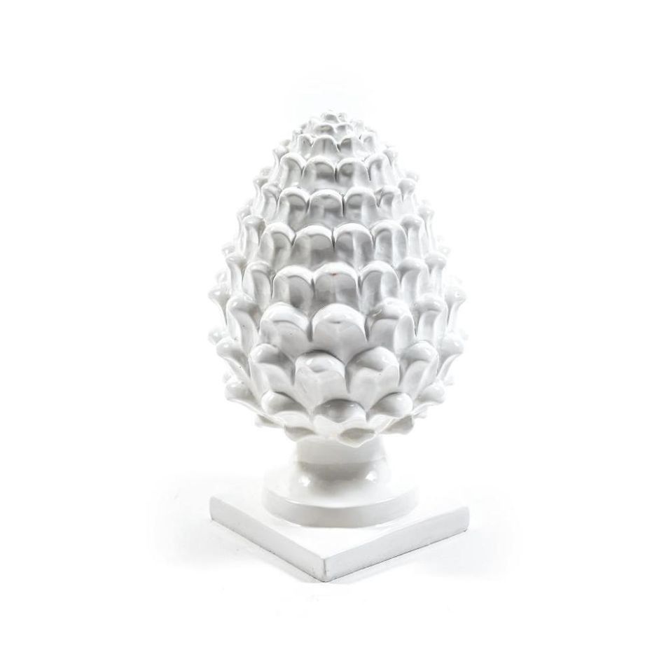 pigna-decorativa-d-dot-13xh23cm-in-resina-bianca