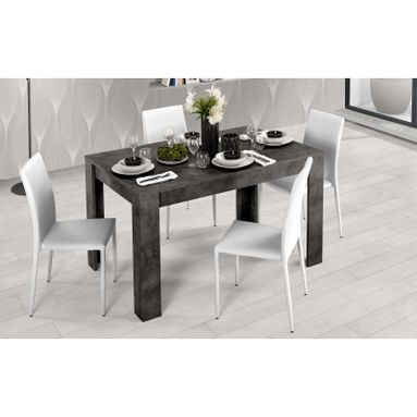 TAVOLO ALLUNGABILE URBINO 137-185X90XH79CM OSSIDO