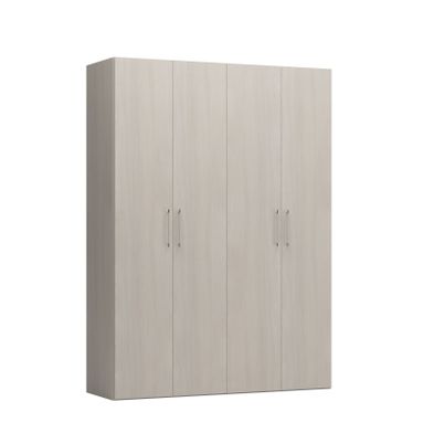 ARMADIO BASIC 4 ANTE BATTENTI 181X58XH247CM OLMO