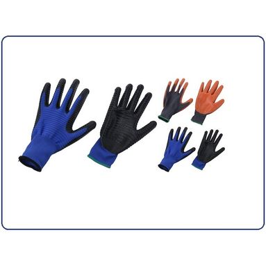 GUANTI DA LAVORO IN 6 COLORI E MISURE