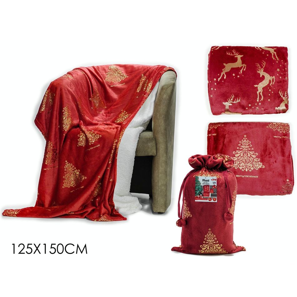 plaid-natalizio-rosso-slash-oro-125x150cm-con-sacco