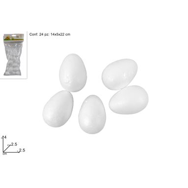 UOVO POLISTIROLO 4CM 24 PZ